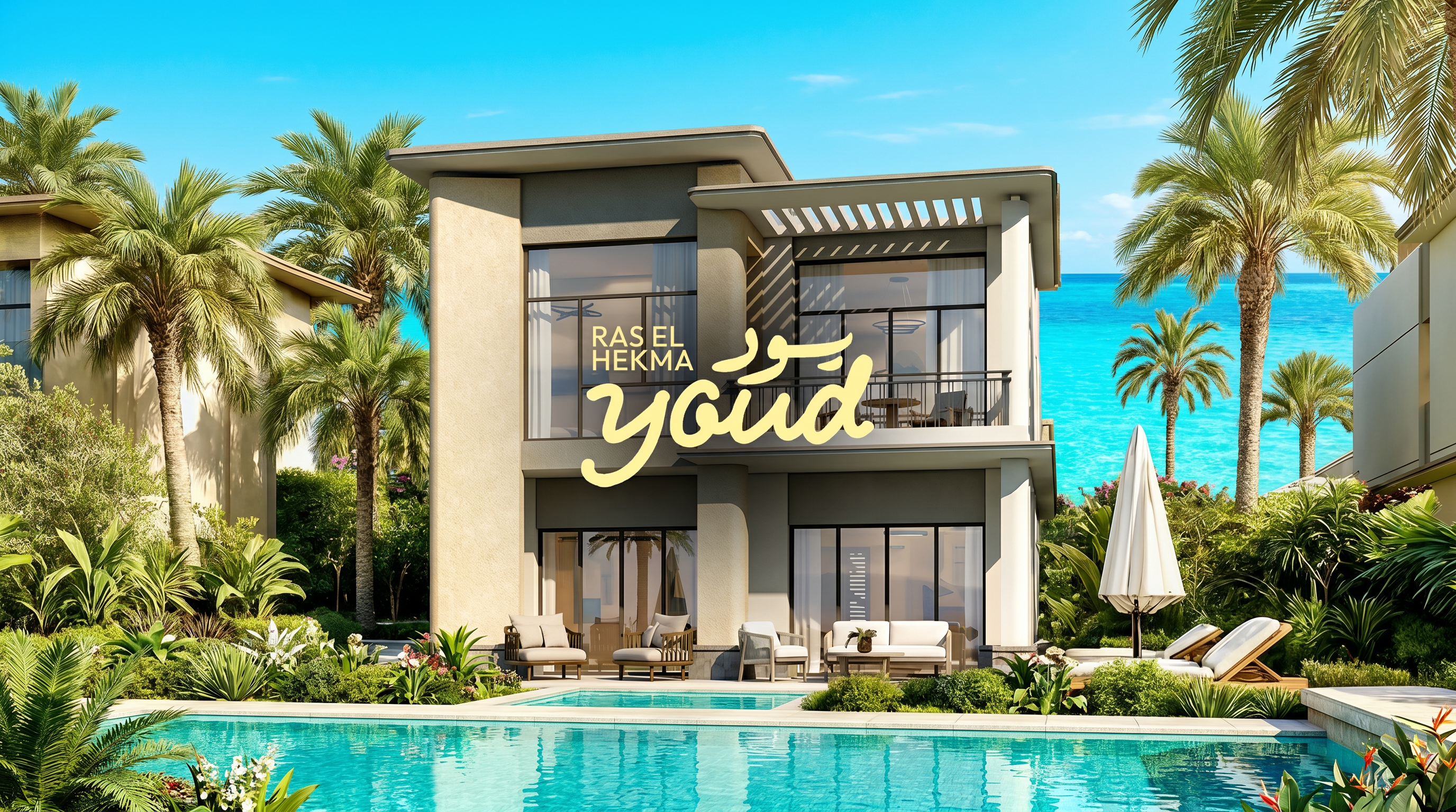YOUD Ras El Hekma North Coast chalets — sea view